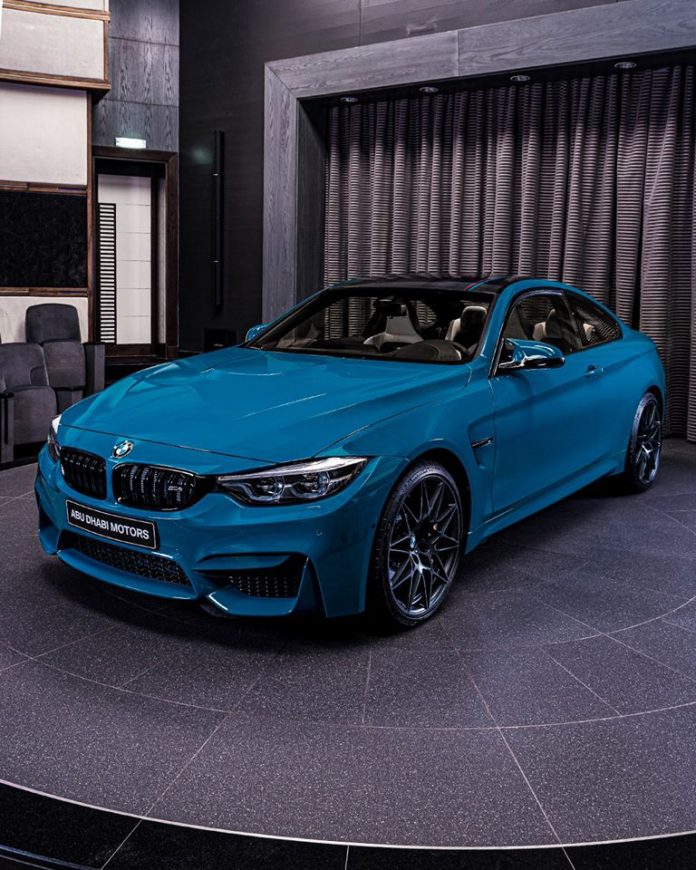 See a rare BMW M4 Heritage Edition in Laguna Seca Blue paint Review