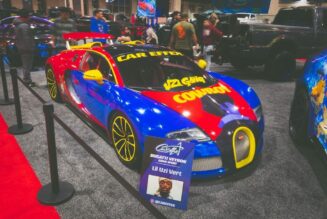 Bugatti Veyron Grand Sport với lớp áo sặc sỡ của Rapper Lil Uzi Vert