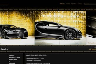 “Hàng độc” Bugatti Chiron Noire Sportive bất ngờ được rao bán