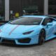 Lamborghini Huracan RWD xuất hiện với màu áo Baby Blue nổi bật