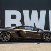 Chiêm ngưỡng siêu phẩm Lamborghini Aventador Liberty Walk màu nâu độc đáo