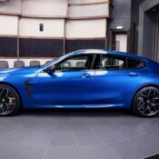 BMW M8 Competition Gran Coupe với màu sơn Sonic Speed Blue