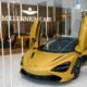 Chi tiết McLaren 720S Spider màu vàng Aztec Gold của showroom siêu xe sắp khai trương tại Sài Gòn