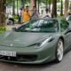 Bắt gặp “ngựa chồm” Ferrari 458 Italia trong lớp áo mang phong cách nhà binh