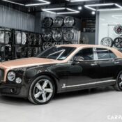 Chi tiết xe siêu sang Bentley Mulsanne Speed với lớp sơn ngoại thất hai tông màu ấn tượng