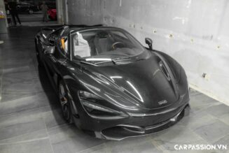 “Soi” chi tiết McLaren 720S Spider màu đen đầu tiên về Việt Nam