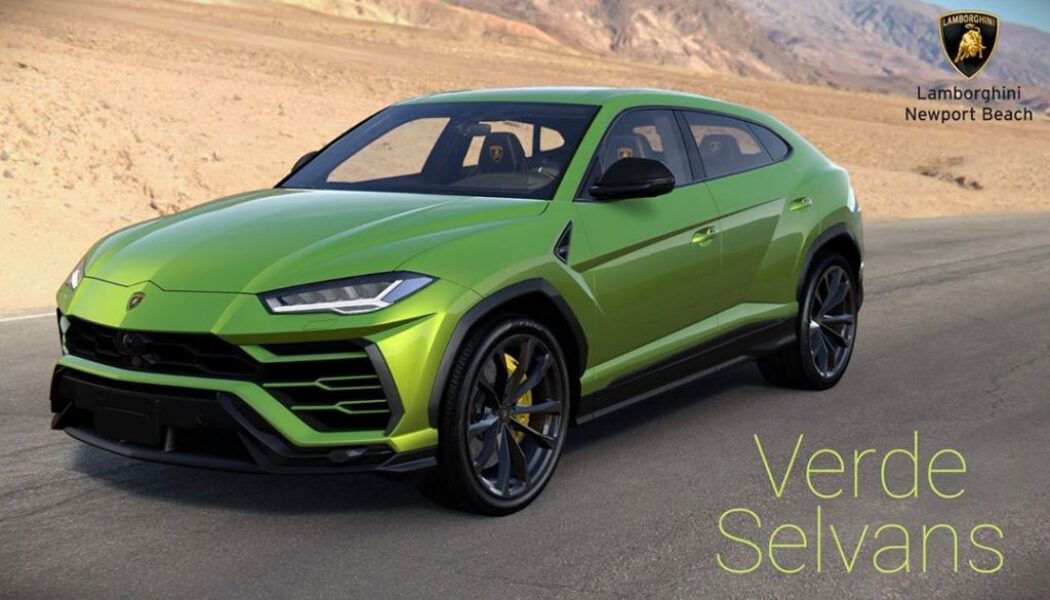 Lamborghini tiếp tục tung ra màu sơn mới cho siêu SUV Urus