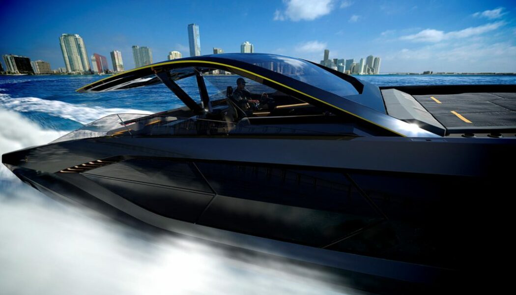 Lamborghini cùng The Italian Sea Group ra mắt du thuyền cao tốc lấy cảm hứng từ siêu xe