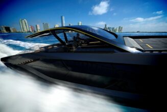 Lamborghini cùng The Italian Sea Group ra mắt du thuyền cao tốc lấy cảm hứng từ siêu xe