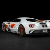 Ford GT Heritage Edition 2021 lộ diện, tri ân chiến thắng Daytona 1966