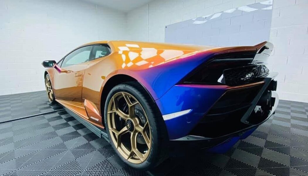 Ngắm chiếc Lamborghini Huracán EVO với màu sơn cá nhân hóa độc đáo