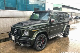 Chi tiết “ông vua địa hình” Mercedes-AMG G63 màu xanh ô-liu độc đáo độ Brabus tại Sài Gòn