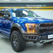 Cận cảnh Ford F-150 Raptor màu xanh tuyệt đẹp tại Việt Nam