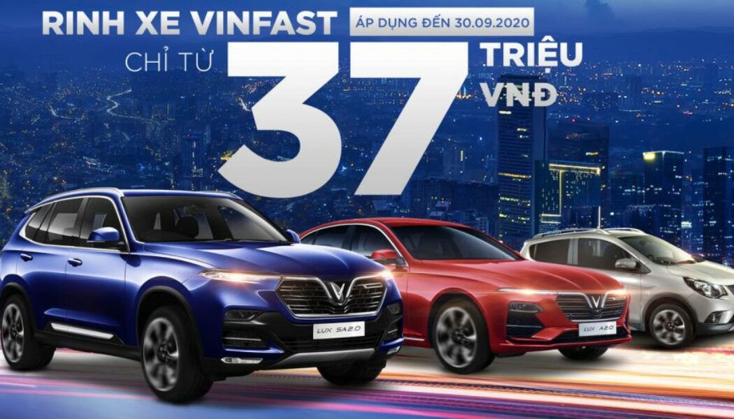 Rinh xe ô tô VinFast chỉ từ 37 triệu đồng