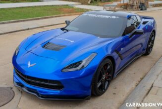 Ngắm nhìn “hàng hiếm” Chevrolet Corvette C7 Stingray của người chơi xe Trà Vinh