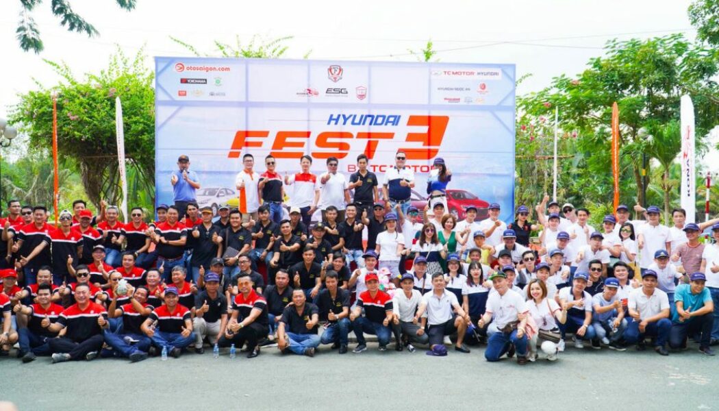 150 xe Hyundai tham dự Hyundai Fest lần 3 tại Việt Nam