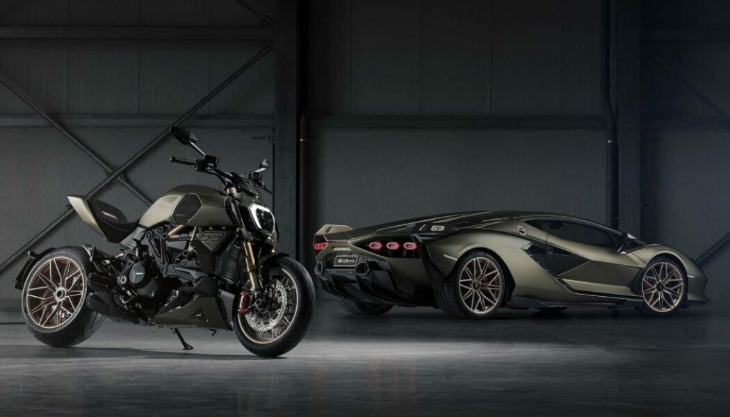 Ducati và Lamborghini ra mắt bản đặc biệt của Diavel 1260 S