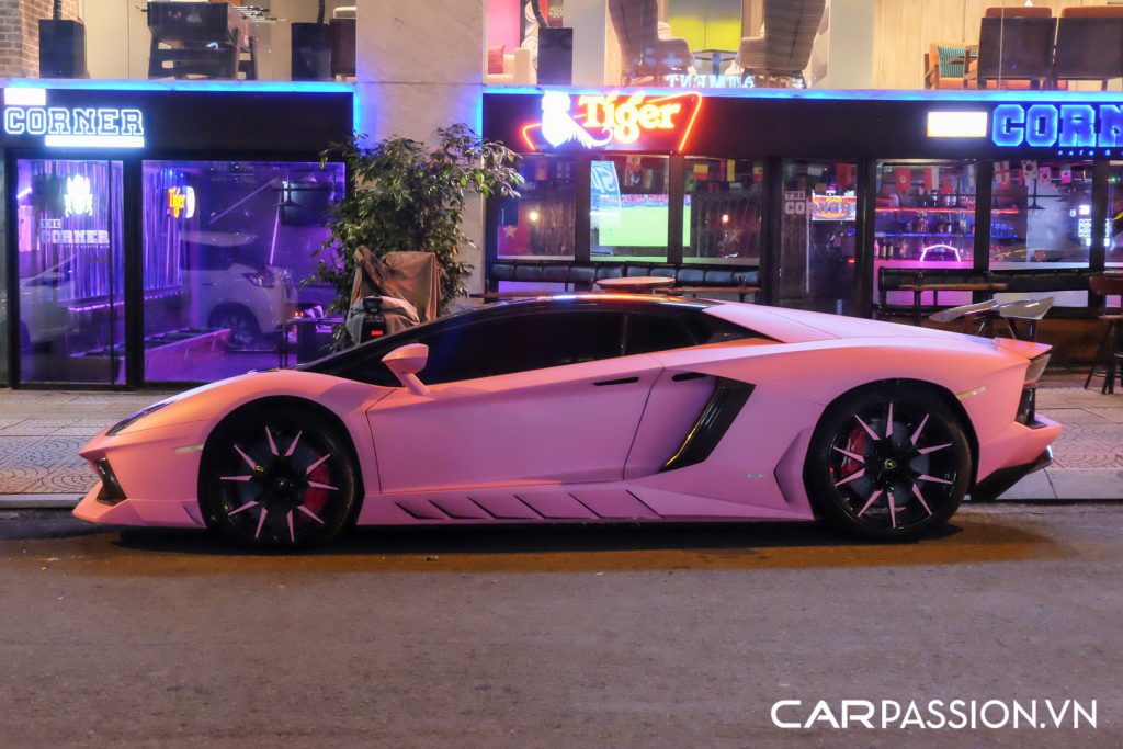 Lamborghini Aventador màu hồng độ Novitec của nữ doanh nhân Sài thành tái xuất đường phố CarPassionvn Cộng Đồng Xe Đam mê