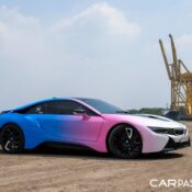 Tay chơi xe Sài Gòn “lột xác” BMW i8 theo phong cách chuyển màu ấn tượng