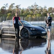 Porsche Taycan drift liên tục hơn 42 km, tạo kỷ lục Guinness mới