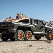 Rezvani ra mắt siêu bán tải Hercules 6×6 mạnh 1.300 mã lực