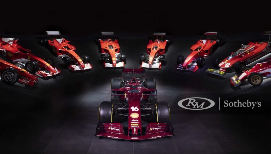 Chiếc xe kỷ niệm chặng đua F1 thứ 1.000 của Scuderia Ferrari lên sàn đấu giá