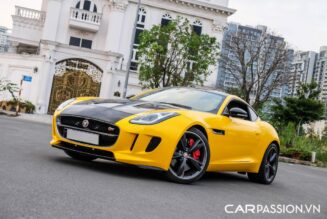 “Hàng độc” Jaguar F-Type S khoác áo vàng-đen ấn tượng xuống phố