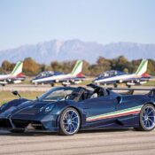 Pagani Huayra Tricolore – Hypercar kỉ niệm 60 năm thành lập đội bay Frecce Tricolori