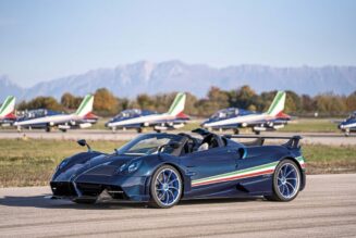 Pagani Huayra Tricolore – Hypercar kỉ niệm 60 năm thành lập đội bay Frecce Tricolori