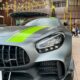 Mercedes-AMG GT R Pro độc nhất Việt Nam lăn bánh trên đường phố tỉnh Hoà Bình