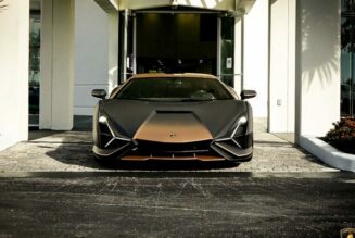 Ngắm nhìn Lamborghini Sian với màu sơn ngoại thất hiệu ứng ấn tượng
