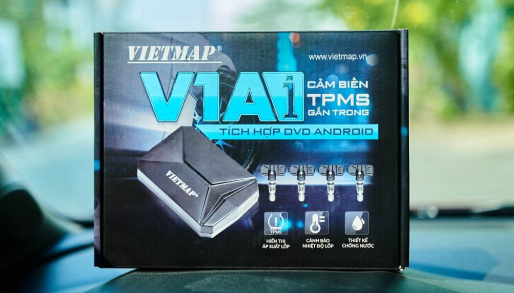 VietMap V1Ai – Cảm biến áp suất lốp gắn trong tích hợp DVD Android