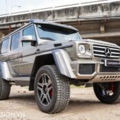 Ấn tượng với “khủng long” Mercedes-Benz G500 4×4² độc nhất Việt Nam