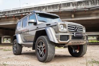 Ấn tượng với “khủng long” Mercedes-Benz G500 4×4² độc nhất Việt Nam