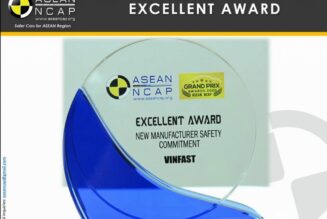 VinFast đoạt giải “hãng xe có cam kết cao về an toàn” ASEAN NCAP