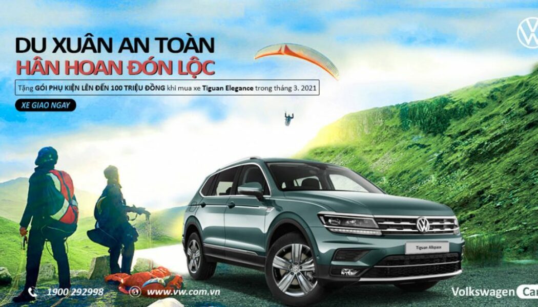 Volkswagen tặng gói phụ kiện 100 triệu cho khách mua xe Tiguan Elegance