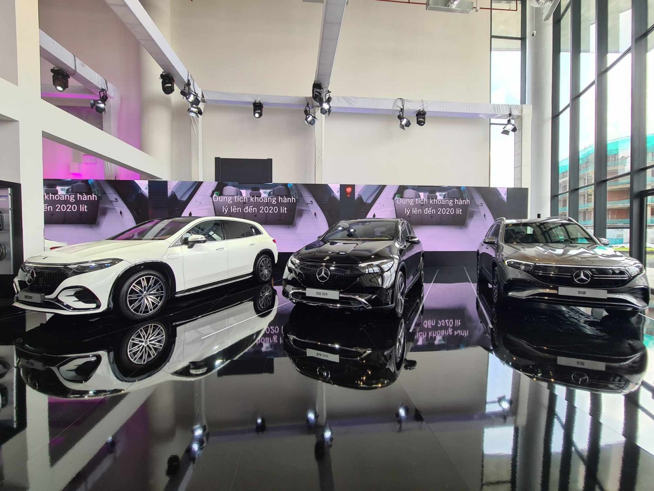 Chi tiết 3 mẫu xe SUV thuần điện Mercedes-Benz EQB, EQE, EQS vừa mới ra mắt