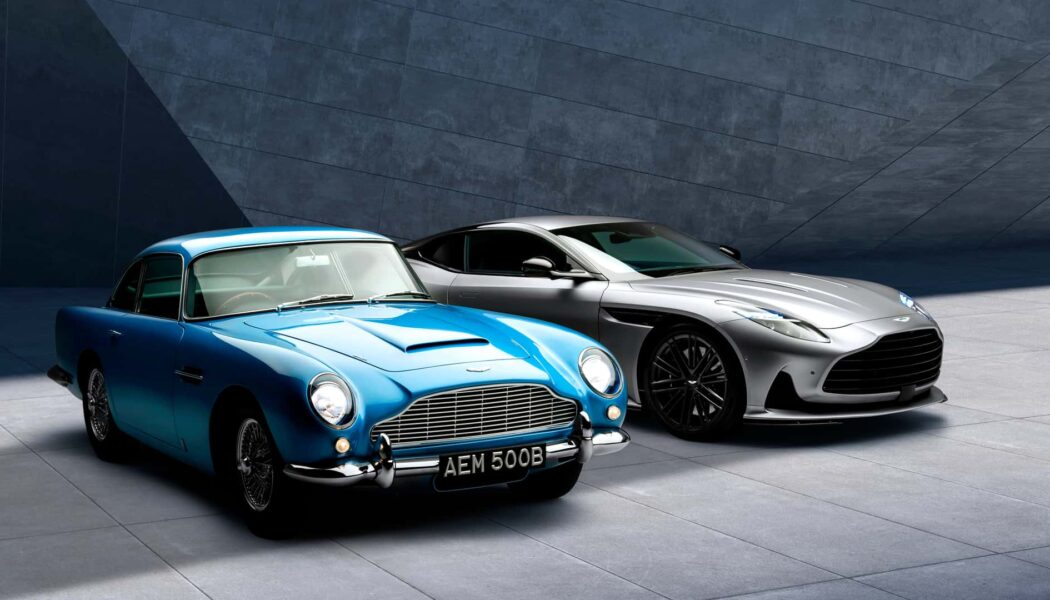 Aston Martin DB5 bước sang tuổi 60, sánh vai cùng “đàn em” DB12 mới