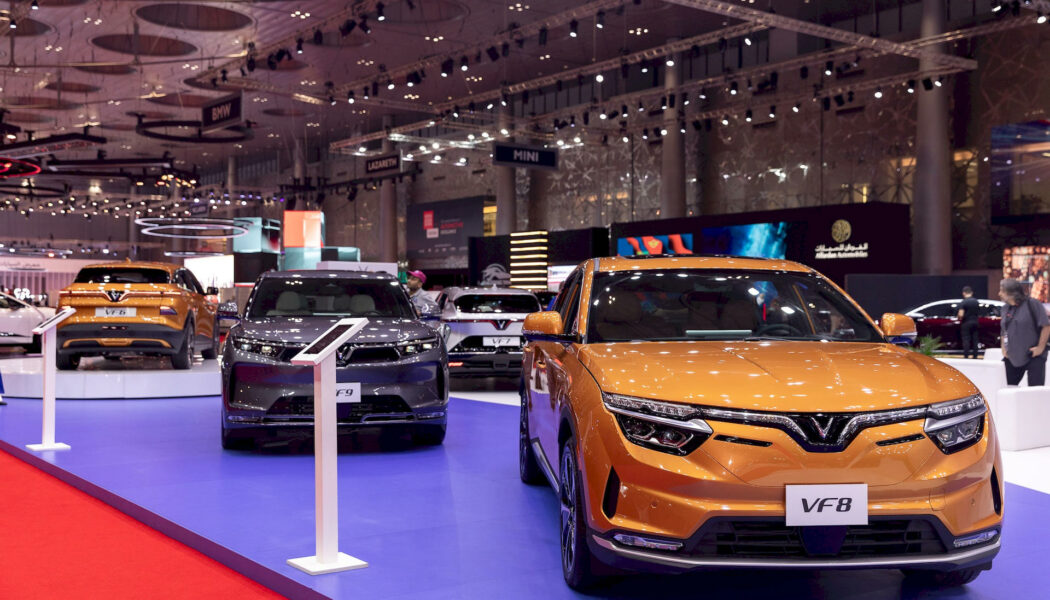 VinFast giới thiệu 4 mẫu ô tô điện tại triển lãm Geneva International Motor Show Qatar 2023