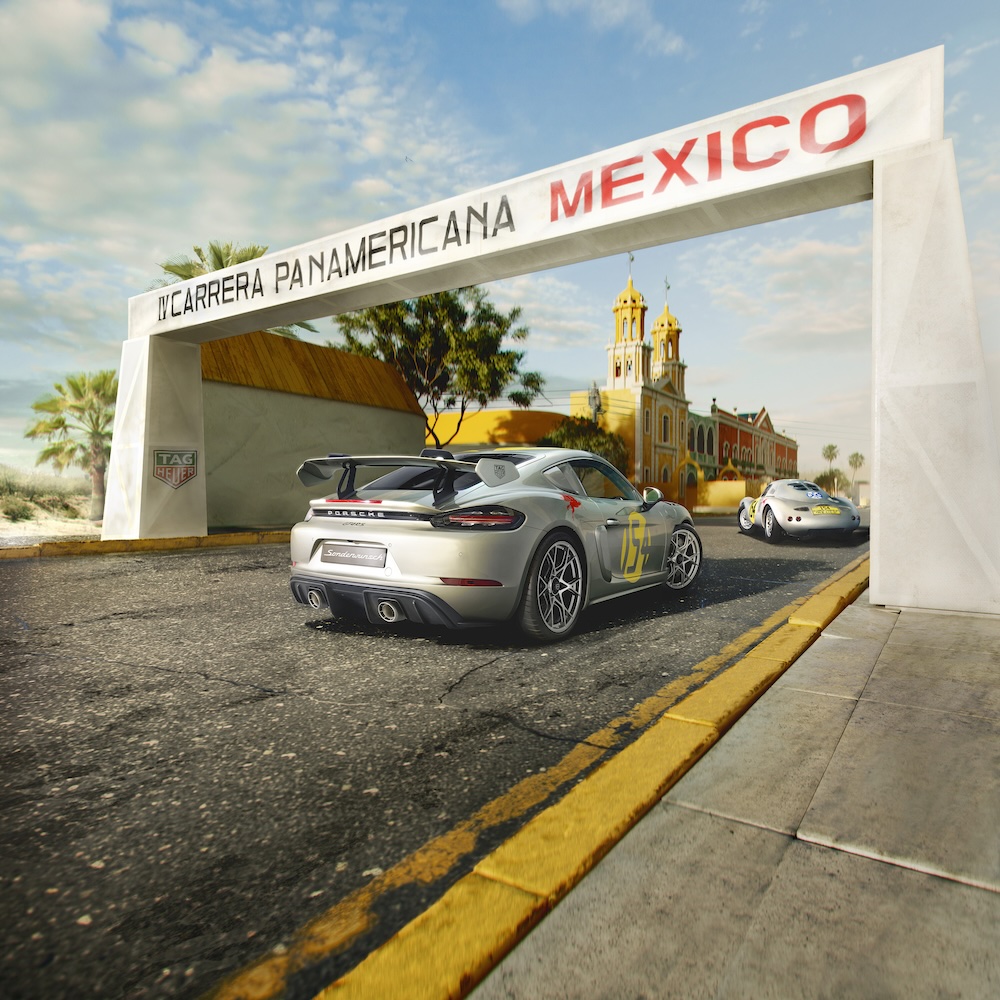 Porsche và Tag Heuer thực hiện Cayman GT4 RS Sonderwusch lấy cảm hứng từ 550 Coupé