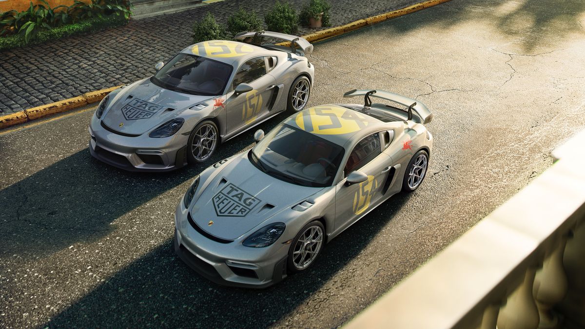 Porsche và Tag Heuer thực hiện Cayman GT4 RS Sonderwusch lấy cảm hứng từ 550 Coupé
