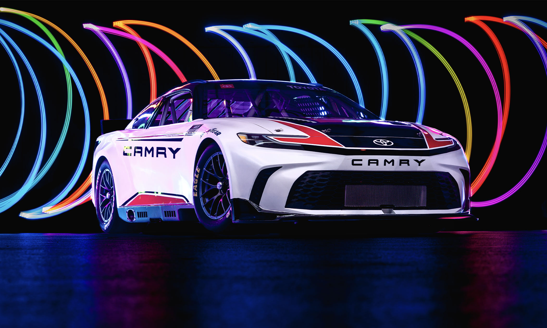 Xe đua Toyota Camry XSE sẵn sàng cho mùa giải NASCAR Cup 2024