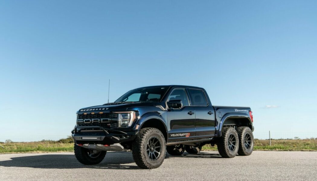 Siêu bán tải 6 bánh Hennessey F-150 Raptor R 6×6 chỉ 500.000 USD