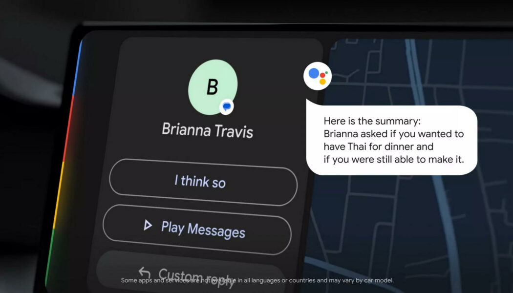 Android Auto dùng AI giúp trả lời tin nhắn khi đang lái xe
