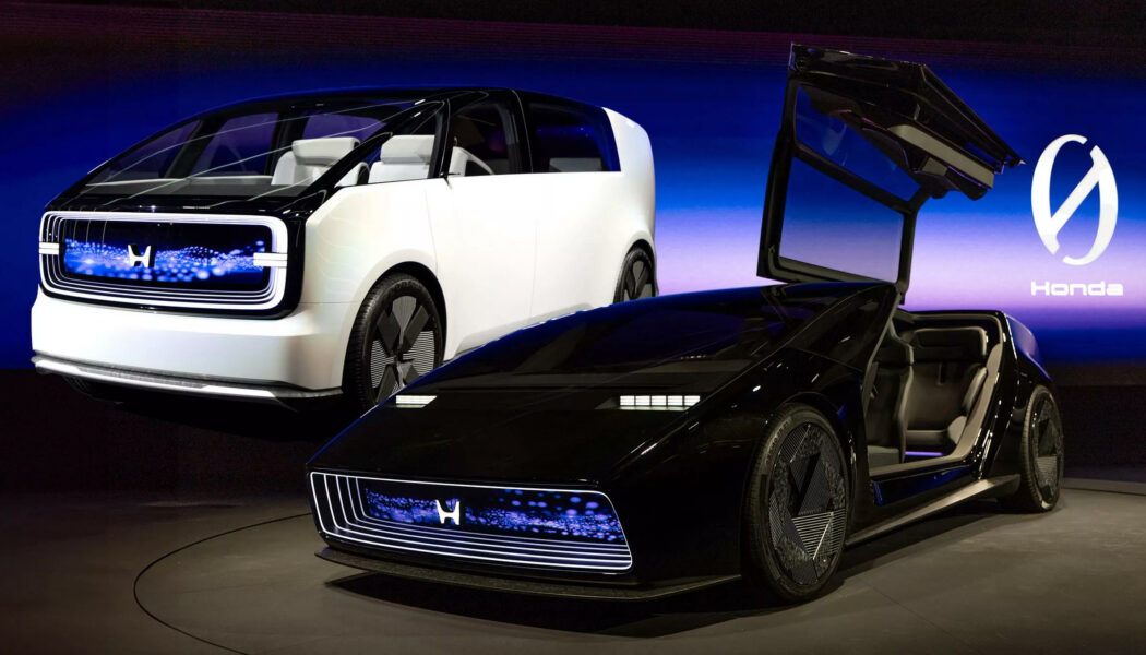 Bộ đôi concept xe điện Honda Saloon và Honda Space-Hub ra mắt tại CES 2024