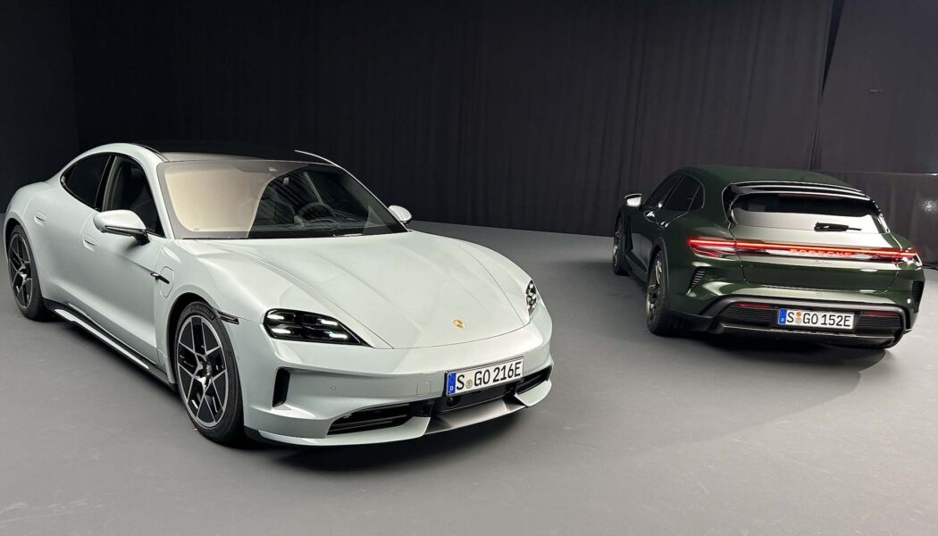 Porsche Taycan 2025 ra mắt với sức mạnh lên đến 952 mã lực