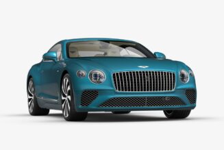 Bentley màu Topaz Blue – Xu hướng màu sơn dành cho xe siêu sang năm 2024