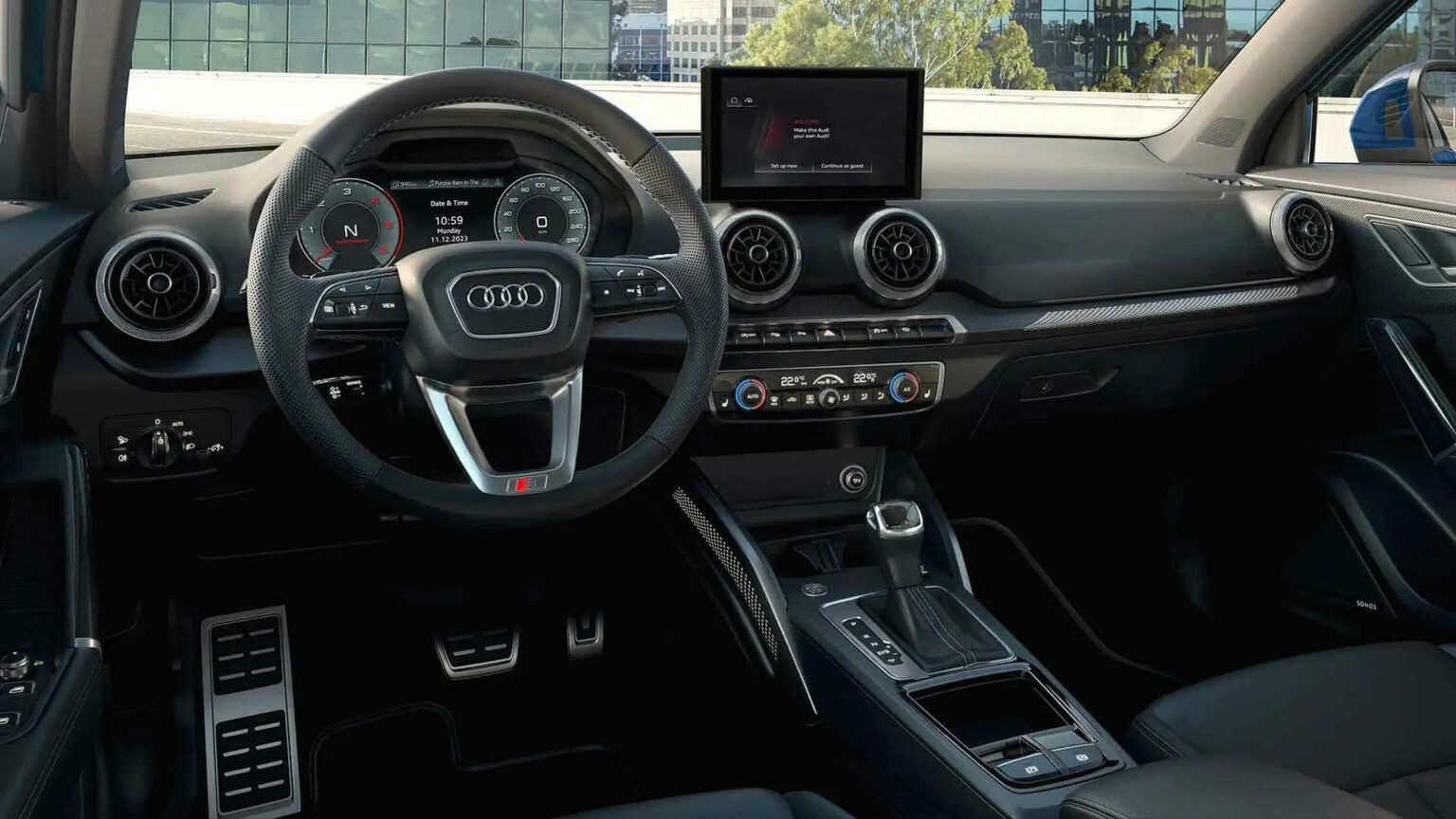 Interior del Audi Q2