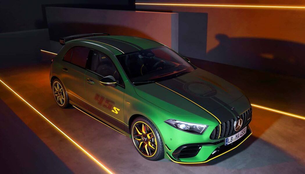 Mercedes-AMG A 45 S Limited Edition có màu sơn đặc biệt giống AMG GT R