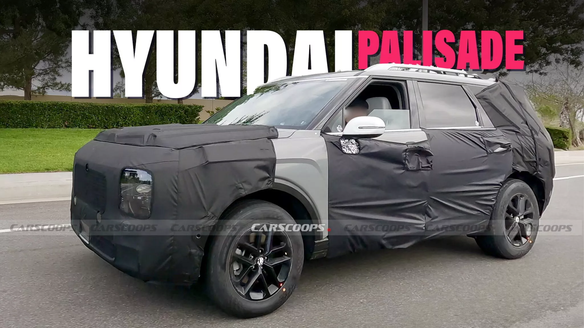 Lộ diện hình ảnh Hyundai Palisade 2026 trên đường chạy thử